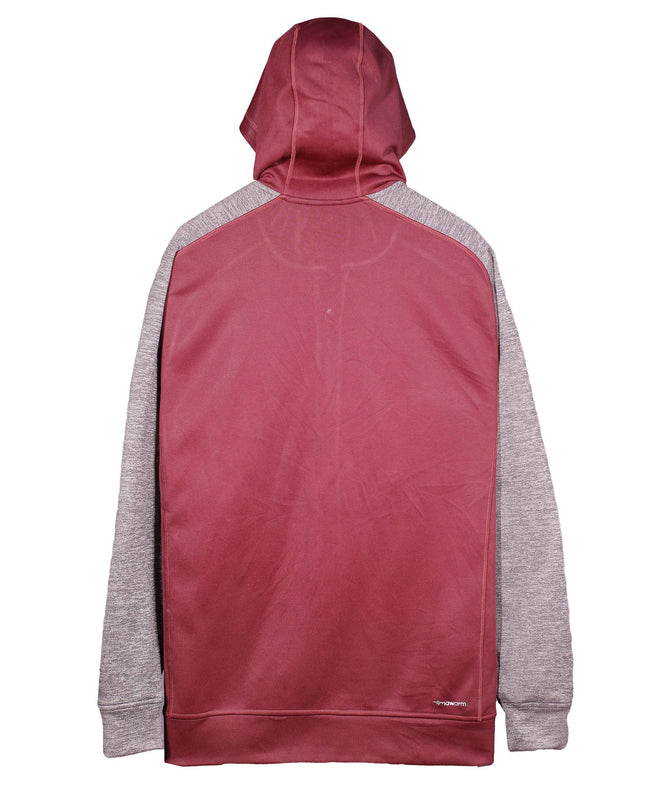 Adidas Essentials Full Zipper Burgundy Hoodie