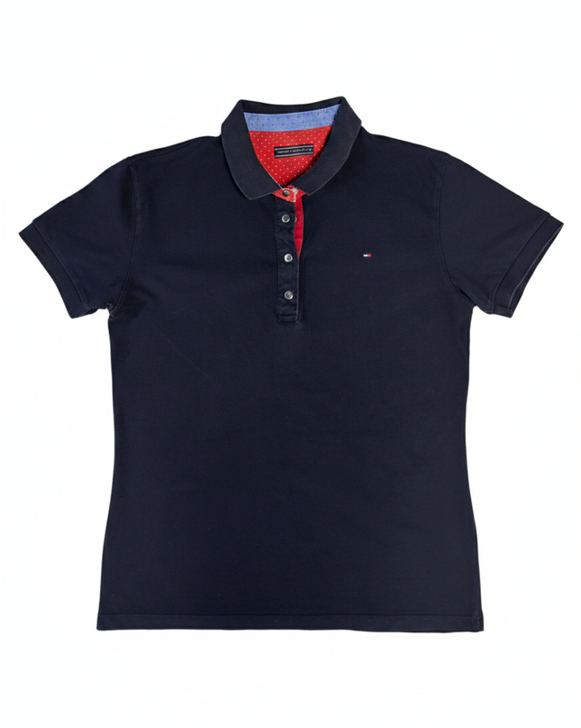 Tommy Hilfiger Navy Blue Classic Fit Short Sleeve Polo Shirt