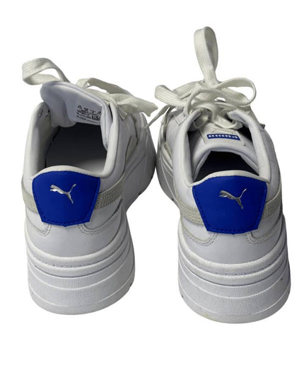 Puma White Mayze Classic Platform Sneakers