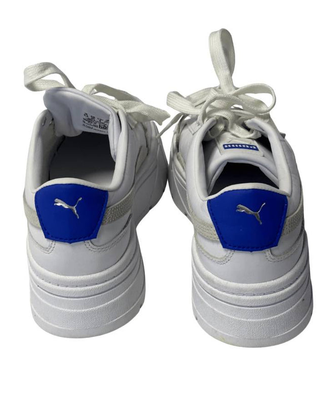 Puma White Mayze Classic Platform Sneakers