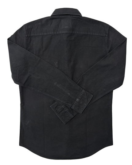 American Eagle Slim Fit Washed Black Casual Shirt - M