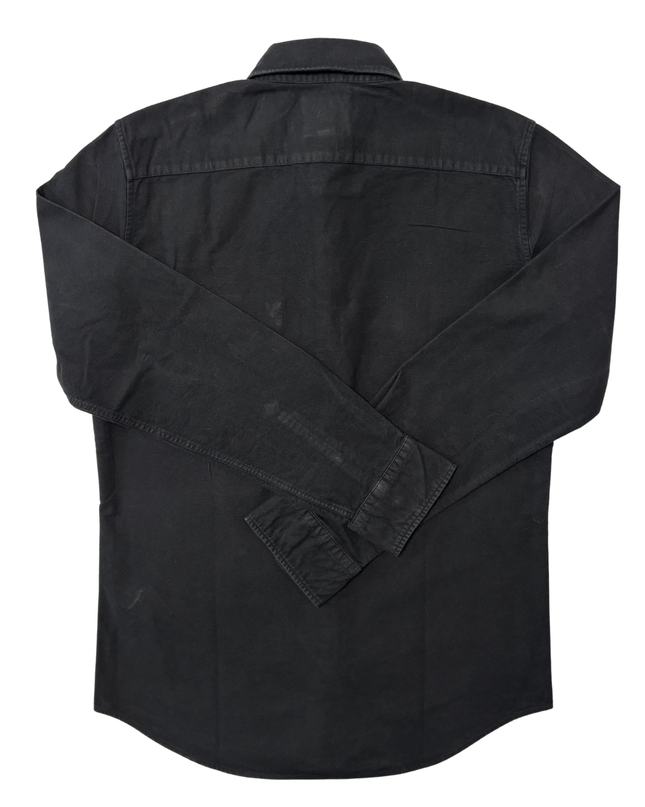 American Eagle Slim Fit Washed Black Casual Shirt - M
