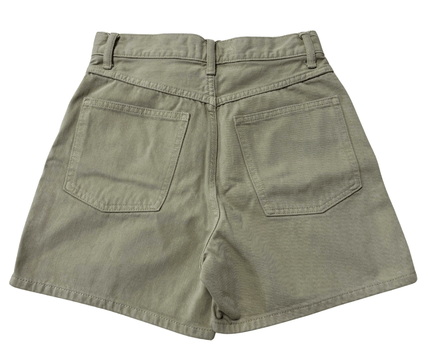 Uniqlo Christophe Lemaire High Rise in Olive Green Denim Shorts