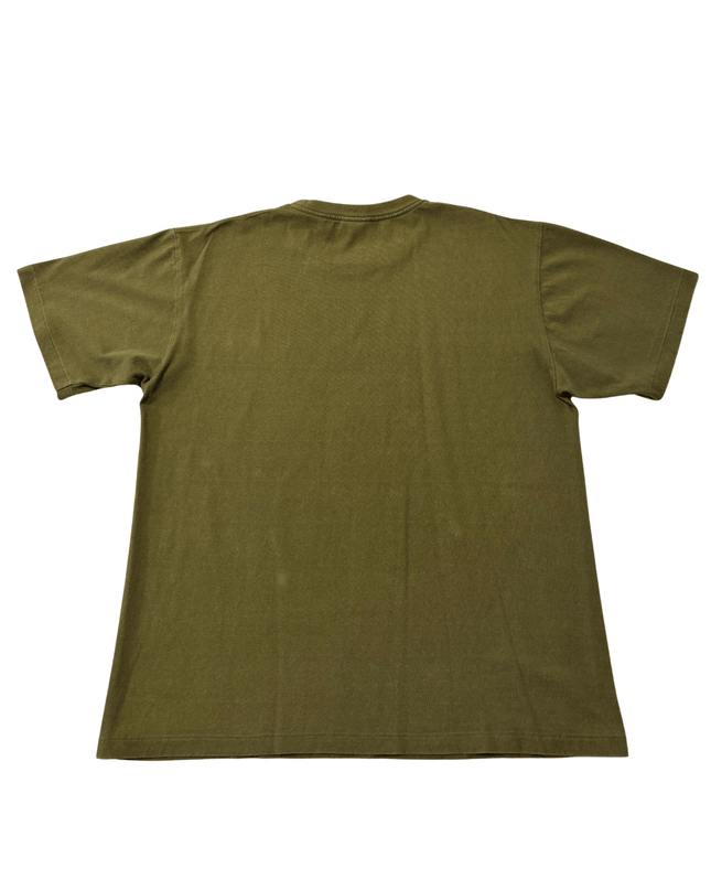 A Bathing Ape (BAPE) Classic Big Logo Olive Green Graphic T-Shirt