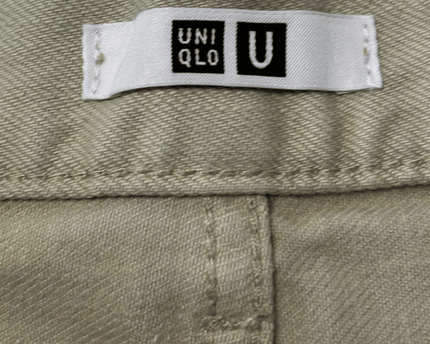 Uniqlo Christophe Lemaire High Rise in Olive Green Denim Shorts