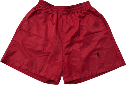 Ralph Lauren Red Classic with Mesh Lining Swim Shorts