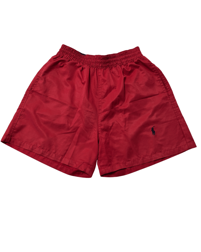 Ralph Lauren Red Classic with Mesh Lining Swim Shorts