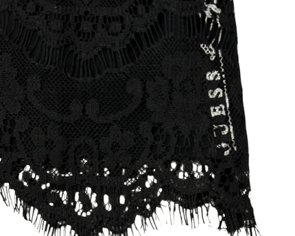 GUESS T-Shirt "We Love Mistakes" Graphic Tee Black