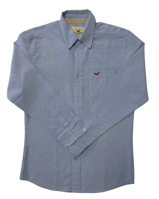 Hollister Classic Light Blue Button-Down Shirt - M