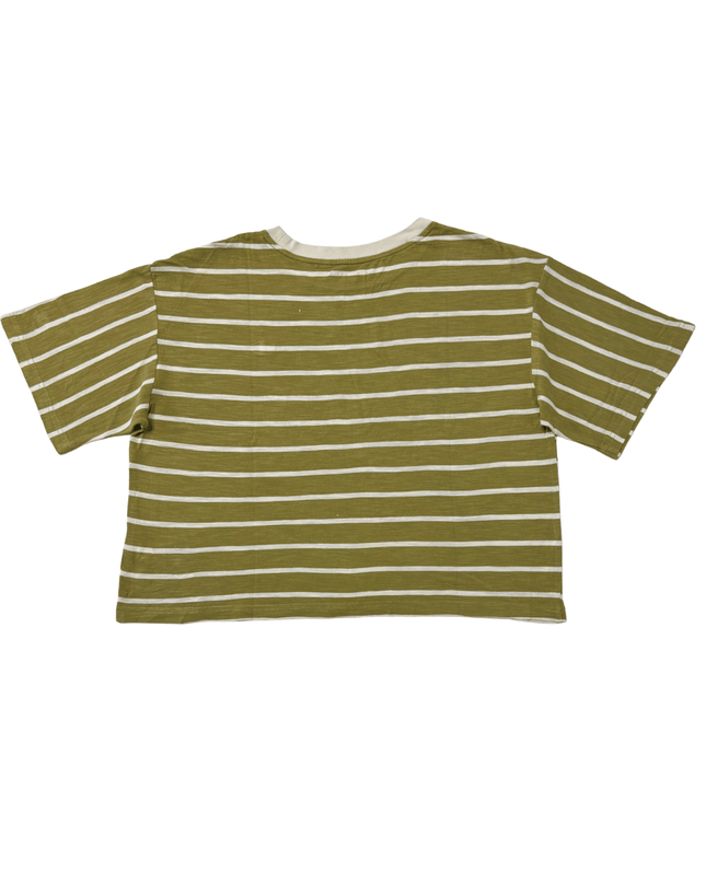 Norse Projects Holger Organic Sailor Stripe Crop T-Shirt
