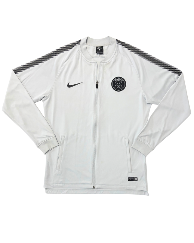 Nike PSG White Dri-FIT Authentic Football Training Jacket