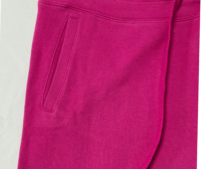 Calvin Klein Jeans Fuchsia Logo Print Fleece Joggers