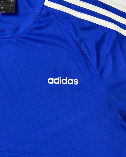 Adidas Climalite Royal Blue 3-Stripes Training Shirt