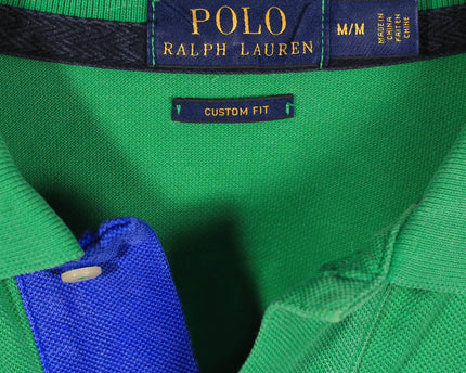 Ralph Lauren Green with Big Pony Logo Custom Fit Polo Shirt