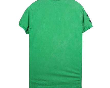 Ralph Lauren Green with Big Pony Logo Custom Fit Polo Shirt