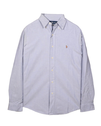 Ralph Lauren Custom Fit Light Blue Oxford Button-Down Shirt