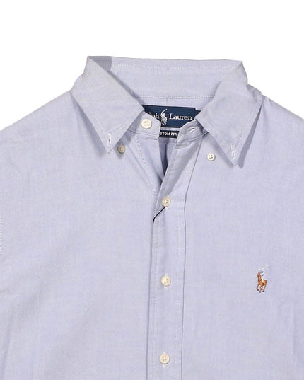 Ralph Lauren Custom Fit Light Blue Oxford Button-Down Shirt