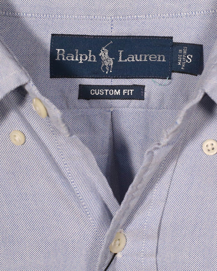 Ralph Lauren Custom Fit Light Blue Oxford Button-Down Shirt