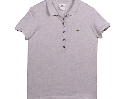 Lacoste Sport Short Sleeve Logo Gray Polo Shirt