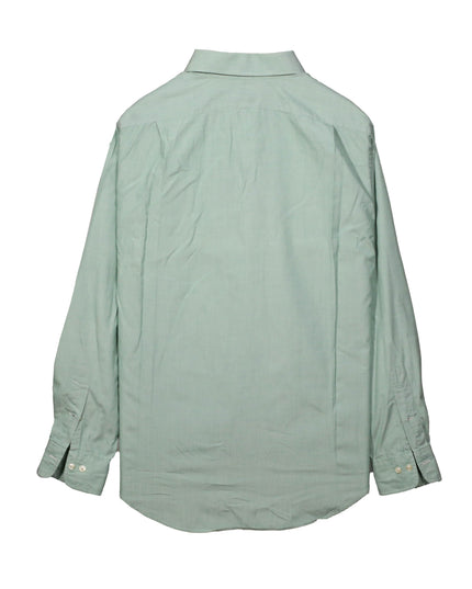 Ralph Lauren Regent Custom Fit Button-Up Oxford Green Shirt