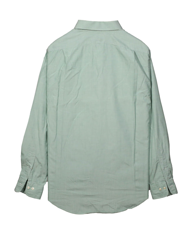 Ralph Lauren Regent Custom Fit Button-Up Oxford Green Shirt