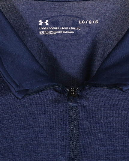 Under Armour HeatGear Navy Blue Quarter-Zip Training Pullover