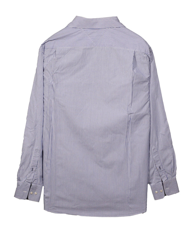 Tommy Hilfiger Long Sleeve Button Down Stripe Blue Shirt