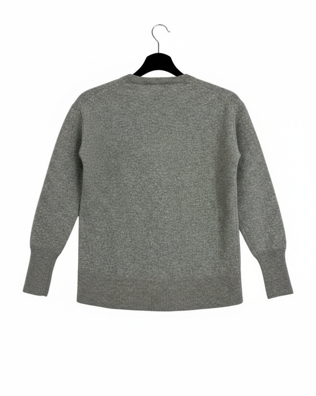 Polo Ralph Lauren Gray Merino Wool Crewneck Sweater