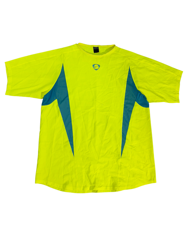 Nike Vintage Yellow & Teal Panel Oversized T-Shirt - XL