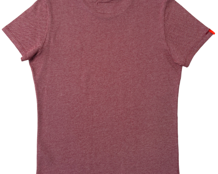 Superdry The Orange Label Co. Burgundy Heather Crew Neck T-Shirt