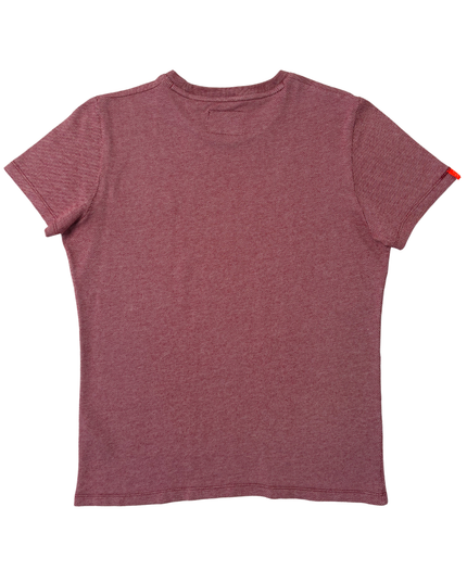 Superdry The Orange Label Co. Burgundy Heather Crew Neck T-Shirt