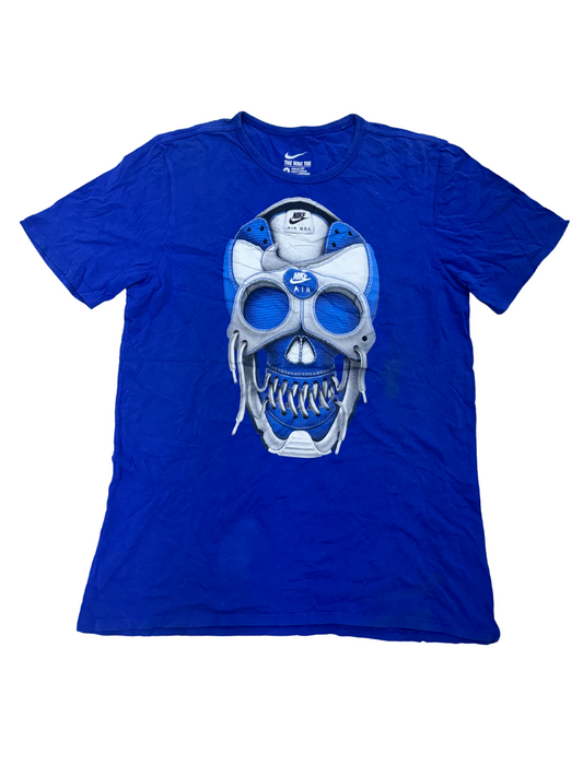 Nike Air Max Graphic Skull Tee - Blue - M