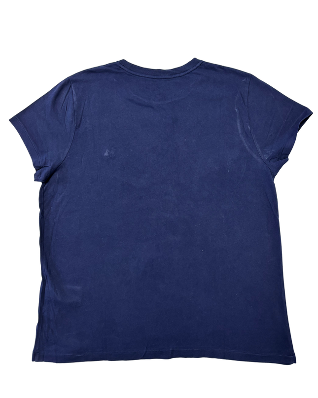Ralph Lauren Navy Blue Classic Cotton Crewneck T-Shirt