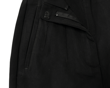 ZARA High Waisted Black Trousers - Minimalist Chic