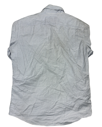 American Eagle Seriously Soft Striped Shirt - Blue/White- M