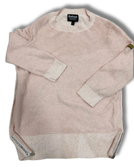 Barbour Women's Pink Motorcycle Sweater Knitted - XS
