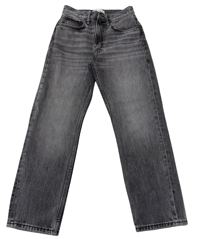 Zara Vintage Wash Straight-Leg Jeans