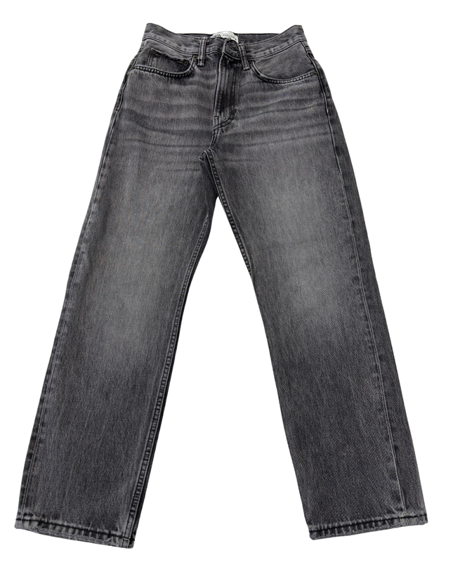 Zara Vintage Wash Straight-Leg Jeans