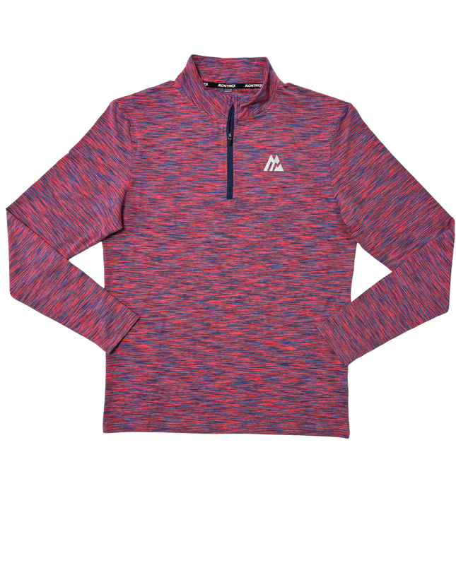 Montirex Adventure Multi-Color Space Dye Quarter-Zip Training Top