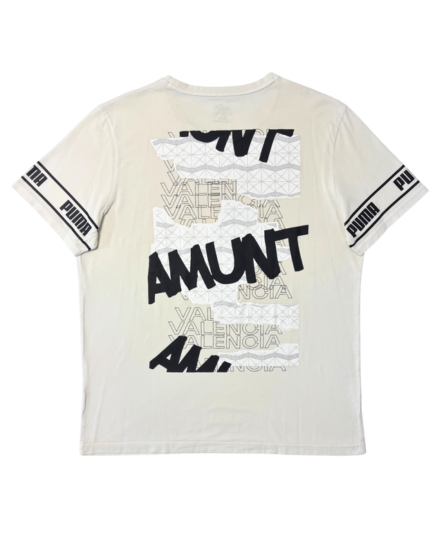 Puma Valencia C.F. White Graphic Football T-Shirt - XL