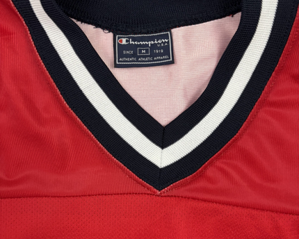 Champion Red #10 Team USA Throwback Mesh American Football Jersey - L
