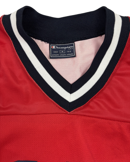 Champion Red #10 Team USA Throwback Mesh American Football Jersey - L