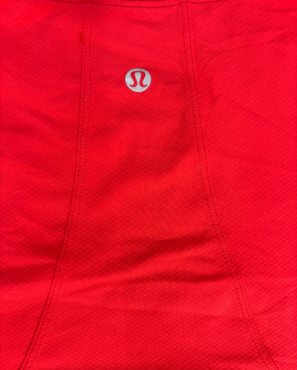 Lululemon Red Lightweight Cropped Long Sleeve Tee - XL