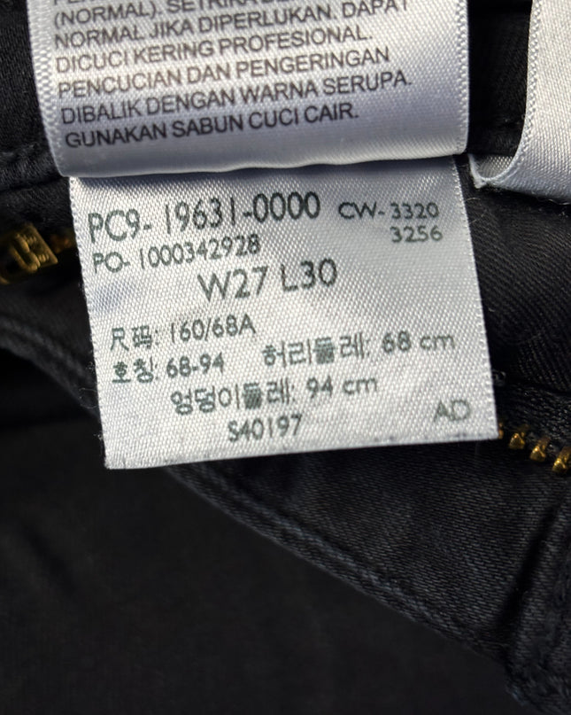 Levi's 314 Shaping Straight Leg Black Jeans