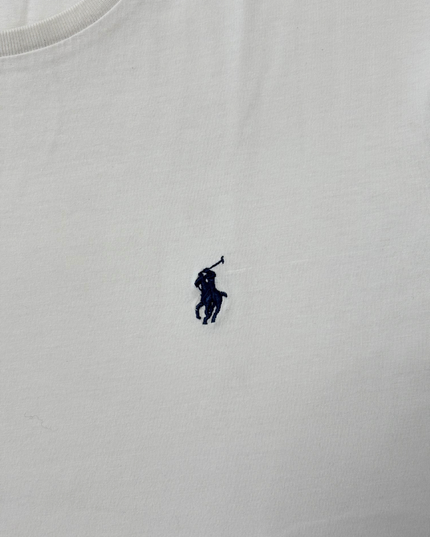 Ralph Lauren White Crewneck Logo T-Shirt - XL