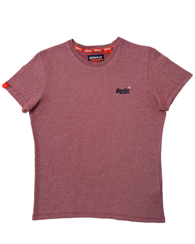 Superdry The Orange Label Co. Burgundy Heather Crew Neck T-Shirt