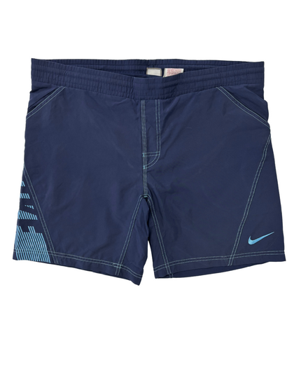 Nike Navy Blue Graphic Logo Swim Shorts - XXL  | Waist: 40"
