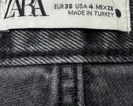 Zara Vintage Wash Straight-Leg Jeans