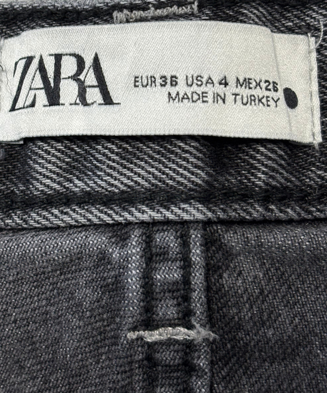 Zara Vintage Wash Straight-Leg Jeans