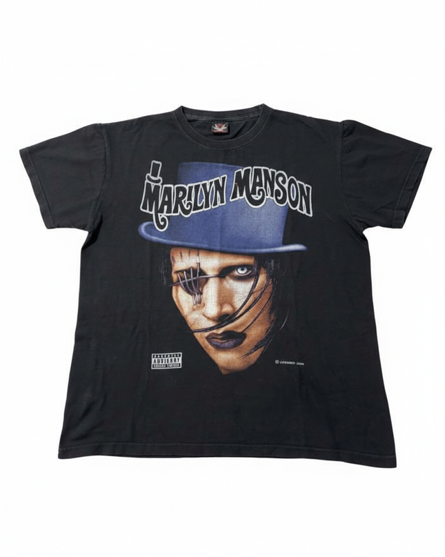 Hot Rock Black Marilyn Manson Vintage 2000 Graphic Tee